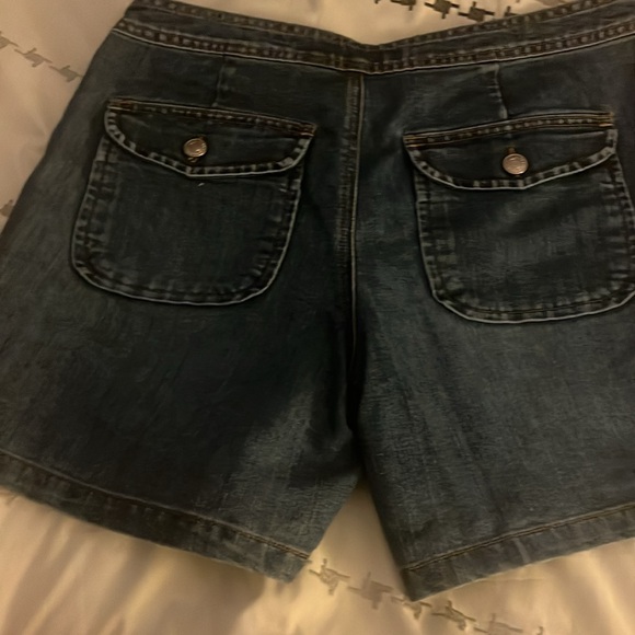 Old Navy Blue Jeans Drawstring Denim Shorts - Picture 7 of 10
